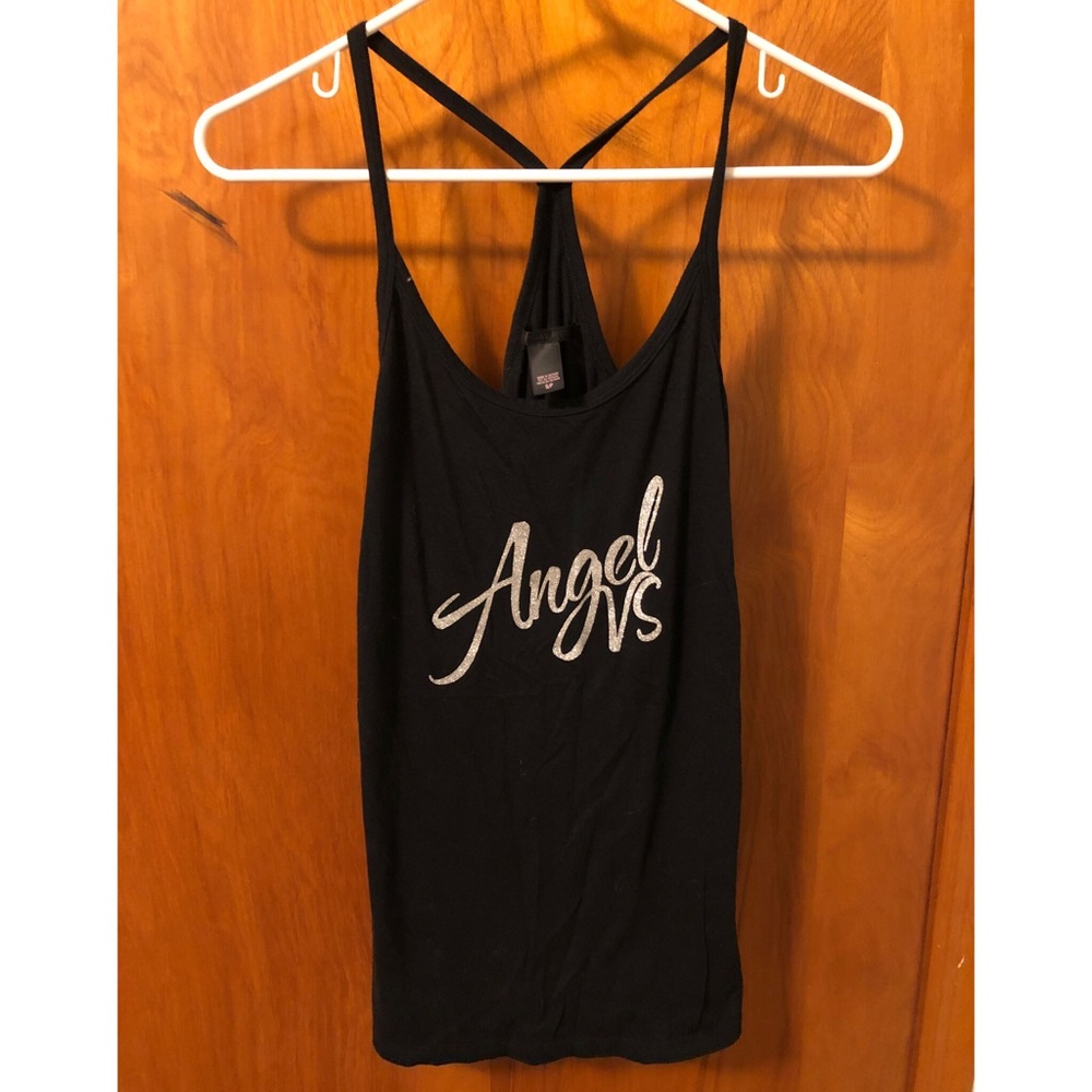 Victoria Secret Black “Angel” Racerback